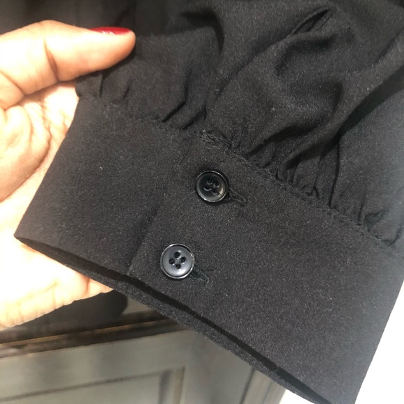 Black peplum blouse. Size 6 (UK 10) - Picture 5 of 5